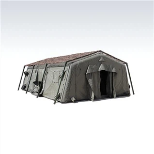 Zelený nafukovací vojenský stan Oxford